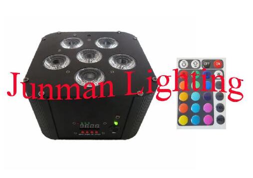 6*18W(6 in 1) IR Remote Control LED Par Light