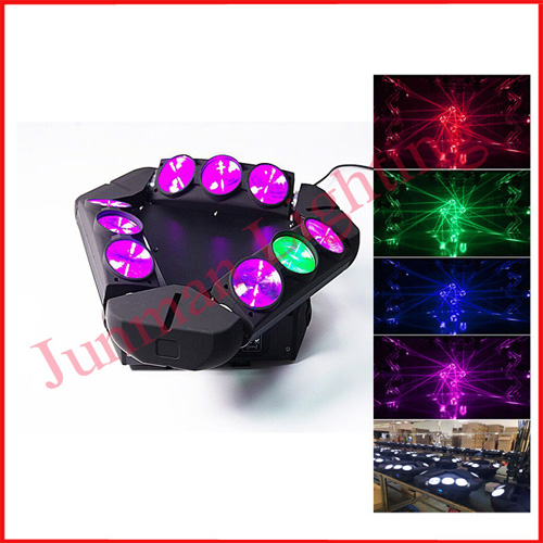 9*12W RGBW 4 in 1 Led Beam Moving Head Light